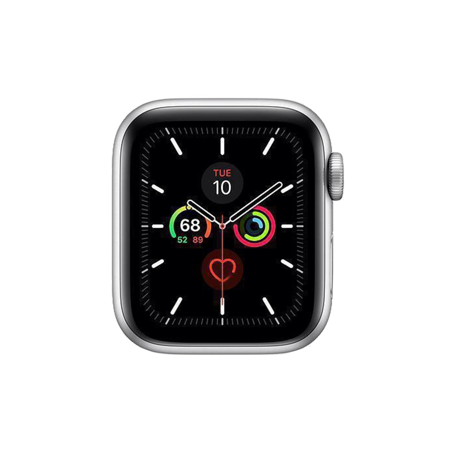 Apple Watch Series 5, 40 mm, Silber, Refurbished ohne Armband