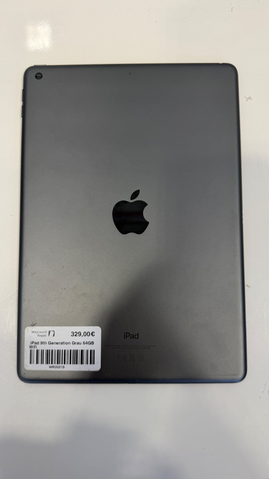 Apple iPad 9. Gen 64GB WiFi Space Grau – geprüfte B-Ware
