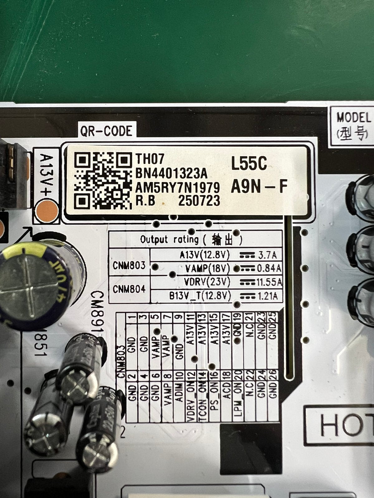 Samsung Netzteil BN44-01323A L55CA9N TV Power Board – geprüft