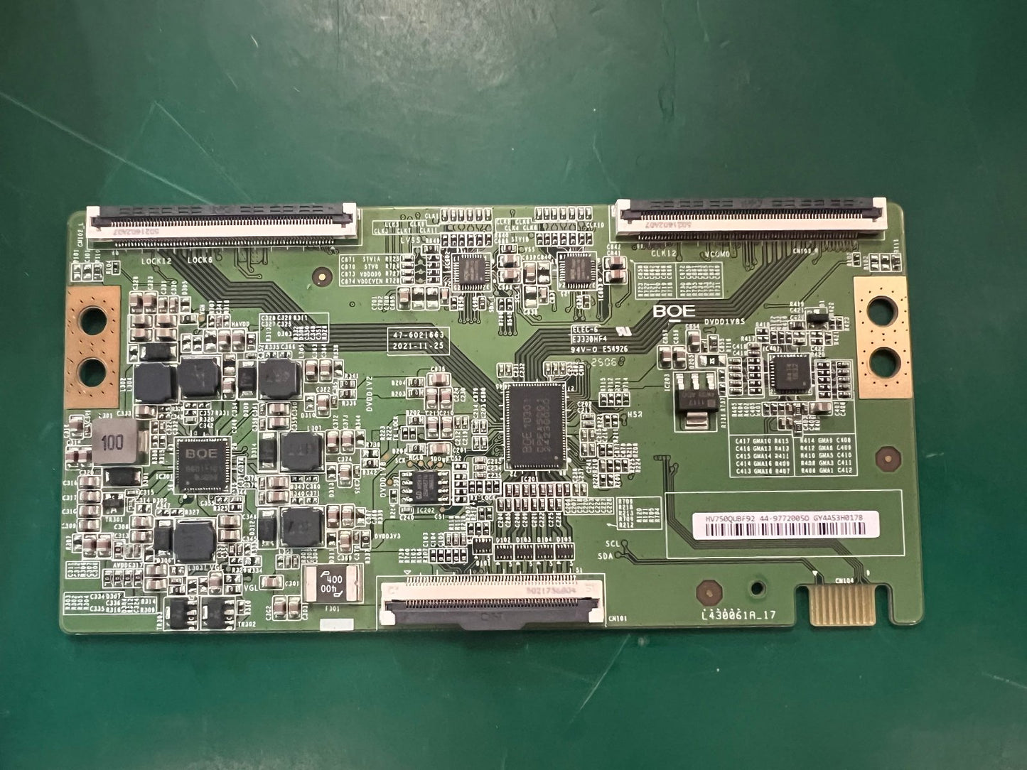 BOE T-Con-Board HV750QUBF92 47-6021663 75 Zoll TV geprüft 4 Stück