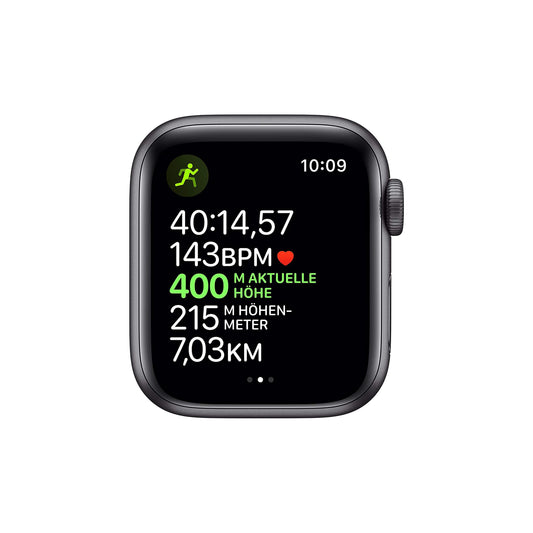 Apple Watch 8 44mm schwarz Aluminium GPS Zustand Sehr gut ohne Band