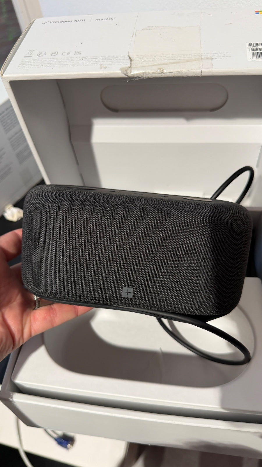 Microsoft Audio Dock schwarz – Lautsprecher/Dock, B-Ware mit OVP