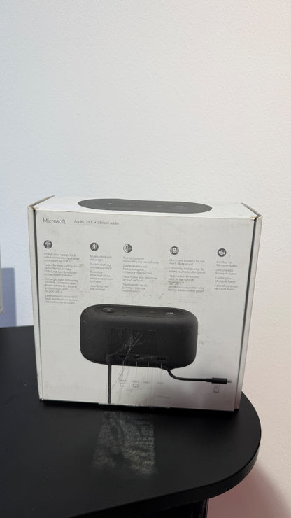 Microsoft Audio Dock schwarz – Lautsprecher/Dock, B-Ware mit OVP