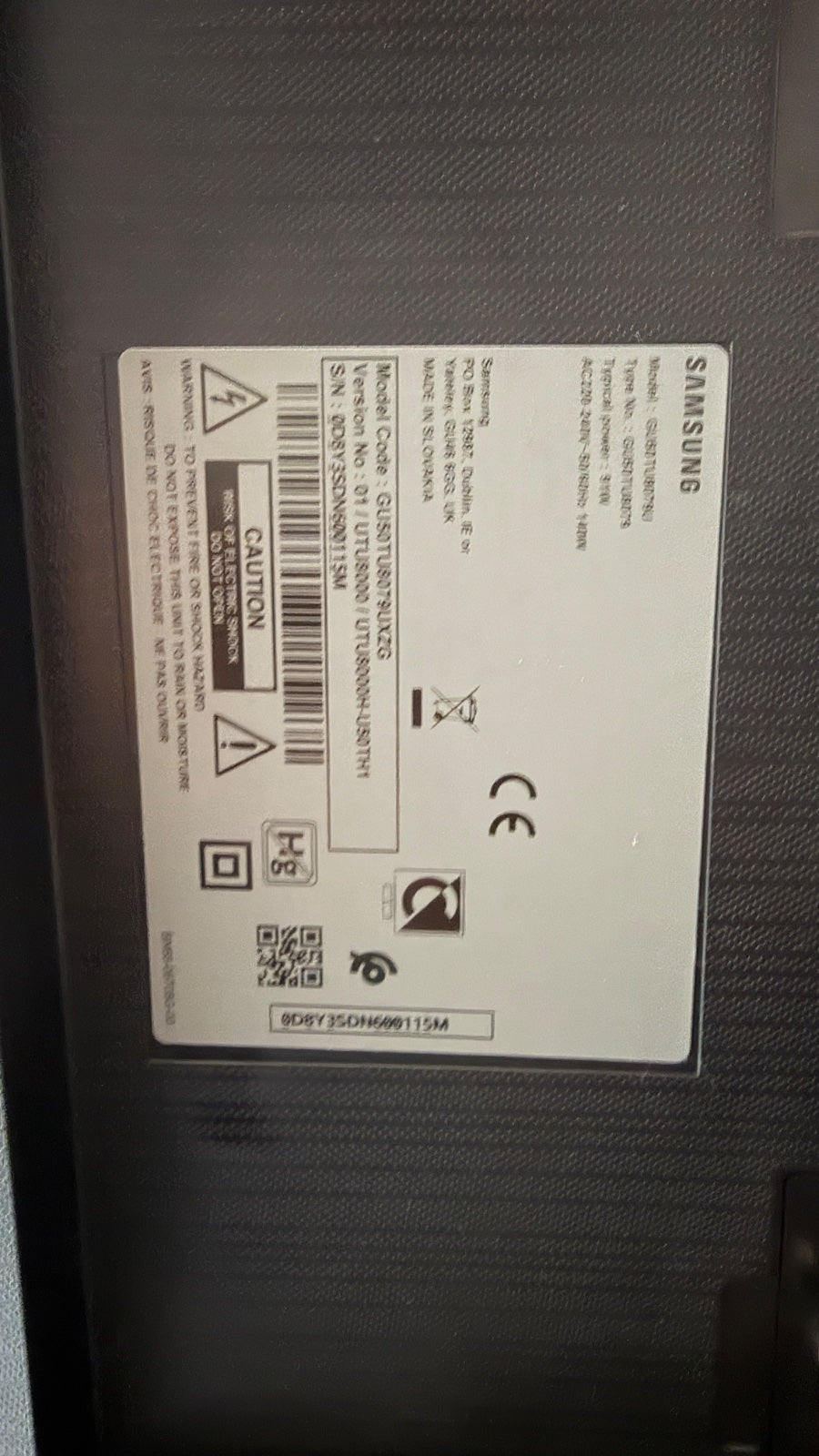 Samsung 50" 4K UHD Smart-TV GU50TU8079 – geprüfte B-Ware