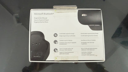 Microsoft Bluetooth Ergonomic Mouse 1955 schwarz – B-Ware, OVP