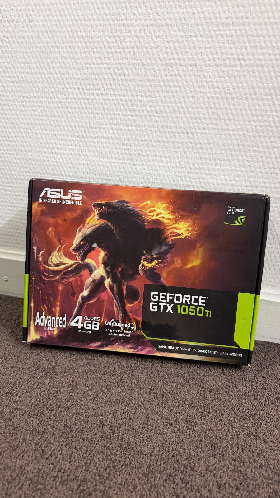 ASUS Cerberus GeForce GTX 1050 Ti Advanced Edition 4G