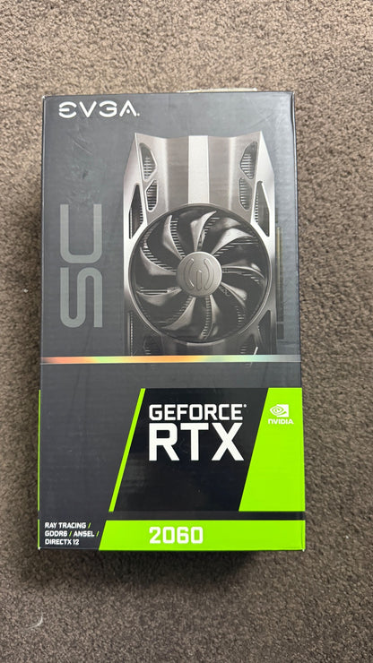 EVGA GeForce RTX 2060 SC 6 GB GDDR6 Grafikkarte OVP – geprüft