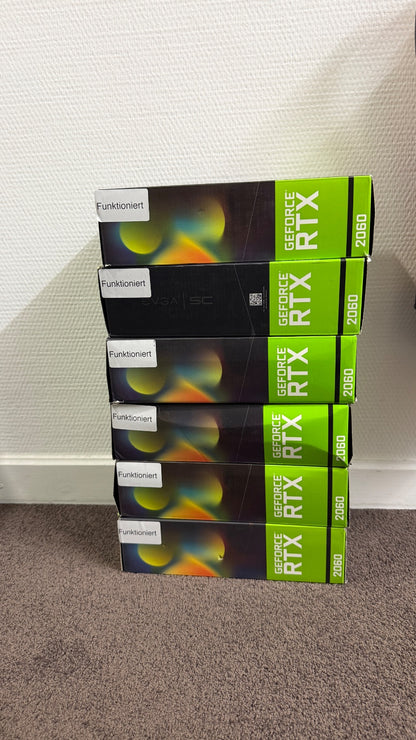 EVGA GeForce RTX 2060 SC 6 GB GDDR6 Grafikkarte OVP – geprüft