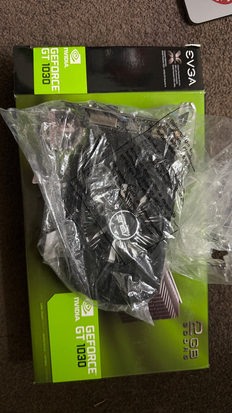 EVGA GeForce GT 1030 2GB GDDR5 Grafikkarte – geprüft, OVP