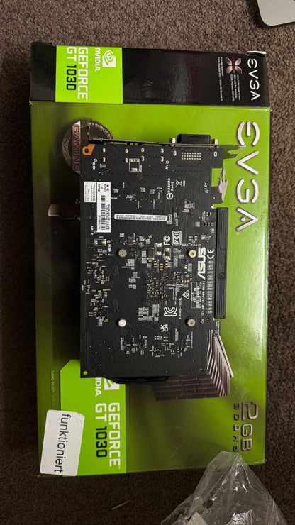 EVGA GeForce GT 1030 2GB GDDR5 Grafikkarte – geprüft, OVP