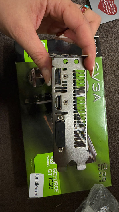 EVGA GeForce GT 1030 2GB GDDR5 Grafikkarte – geprüft, OVP
