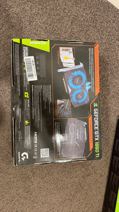 GIGABYTE GTX 1660 Ti OC 6G GDDR6 Grafikkarte B-Ware OVP
