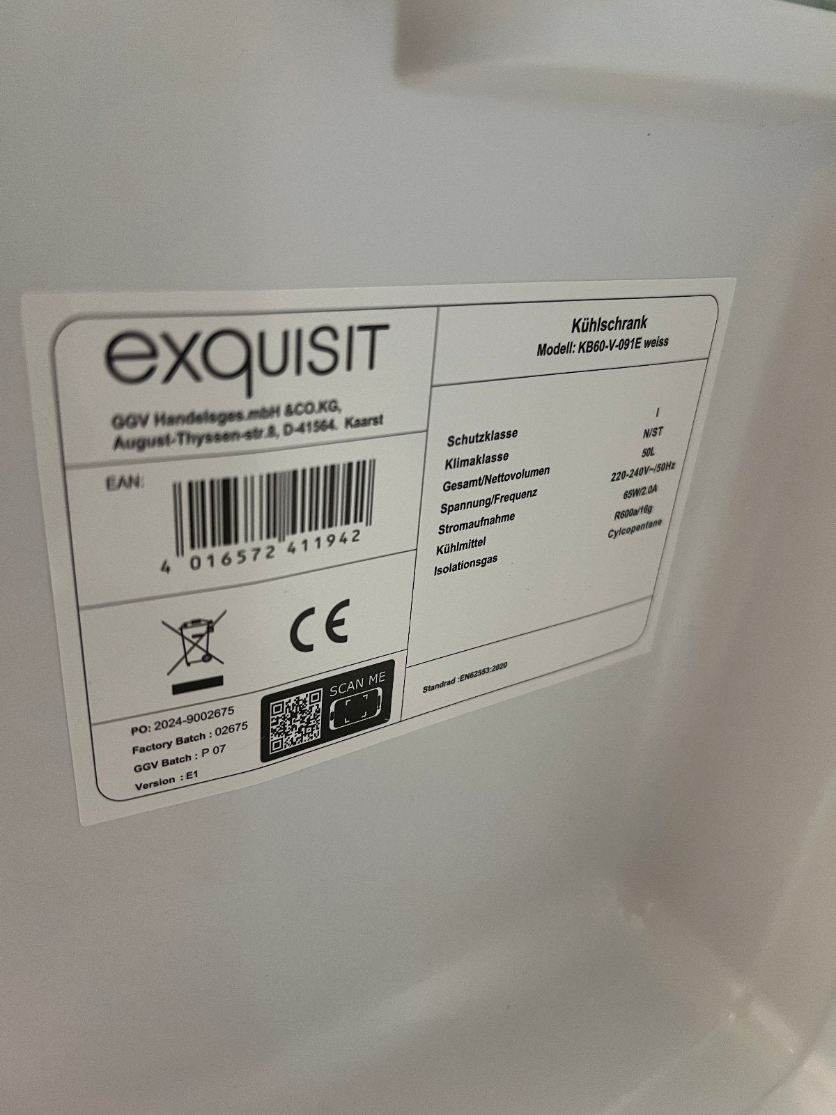 Exquisit KB60-V-091E weiss