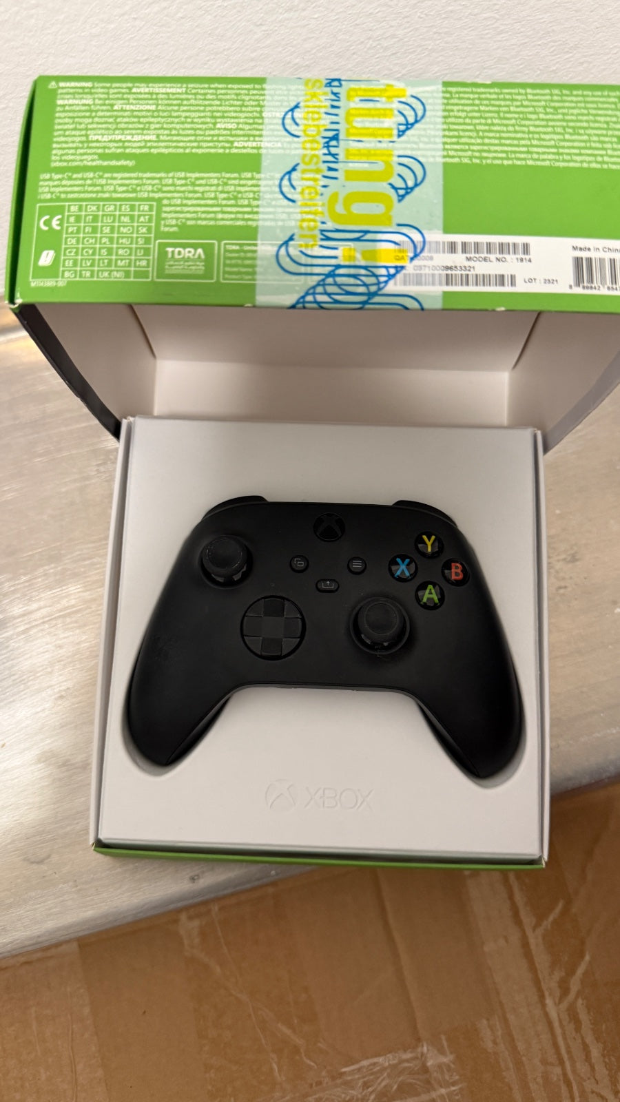 Xbox Wireless Controller Carbon Black 1914 OVP – B-Ware