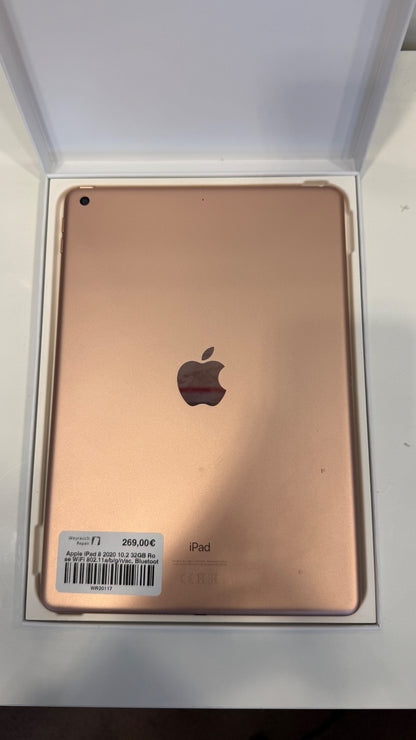 Apple iPad 8 (2020) 10,2" 32GB WiFi Roségold – geprüft, OVP
