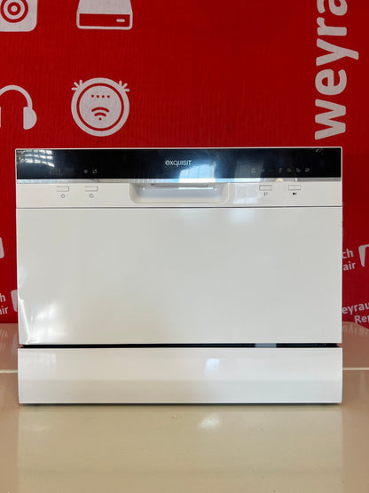 Exquisit GSP206-030F Tischgeschirrspüler Weiß 6 Gedecke – C-Ware