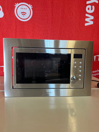 exquisit Einbau-Mikrowelle EMW20-DG-020 Inox mit Grill – geprüft