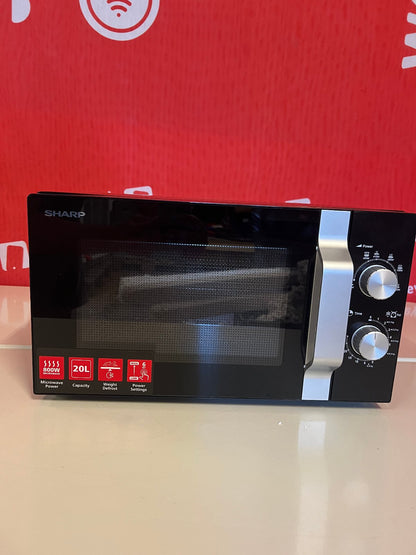 Sharp R204BA Mikrowelle 20 L 800 W Schwarz – geprüfte B-Ware