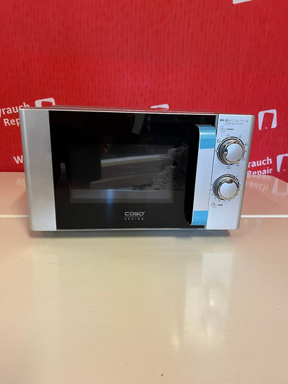 CASO MG 20 Ecostyle Mikrowelle mit Grill 700W Silber – B-Ware
