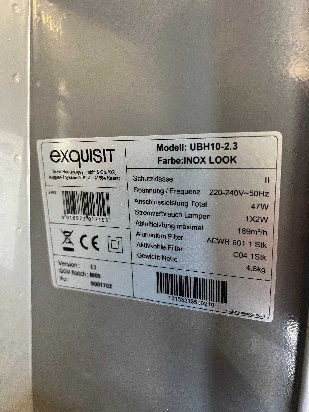 exquisit UBH10-2.3