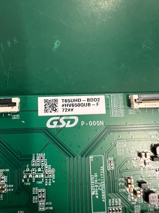 T-Con Board T65UHD-BDD2 HV650QUB-F Philips 65PUS8500/12 65" UHD