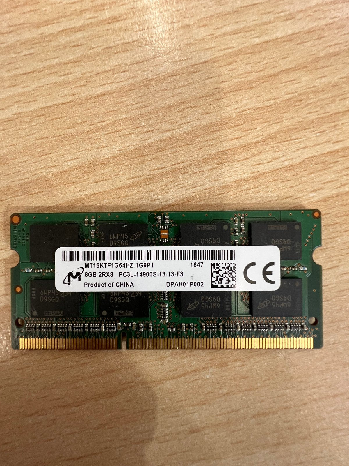 Micron MT16KTF1G64HZ-1G9P1
