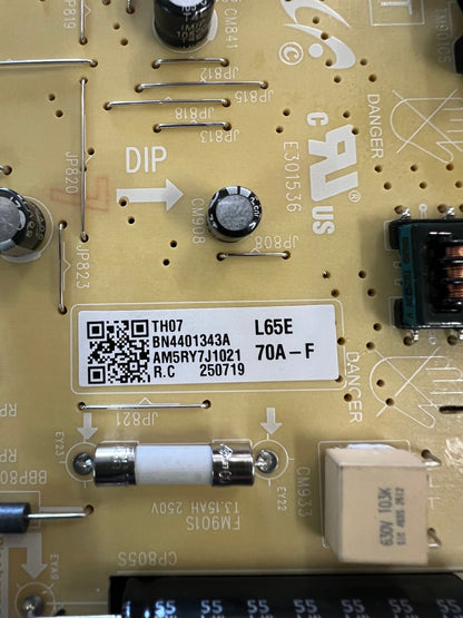 Samsung TV-Netzteil-Platine BN44-01343A L65E70A_FHS geprüft