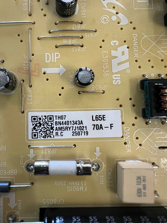 Samsung TV-Netzteil-Platine BN44-01343A L65E70A_FHS geprüft
