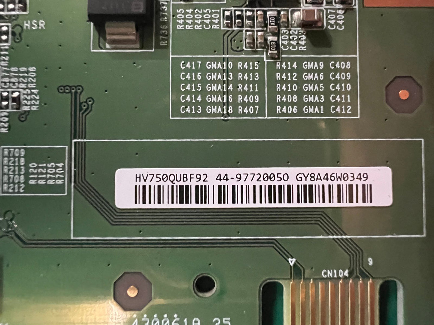 T-Con Board BOE HV750QUBF92 für 75" TV – geprüft, 4 Stück