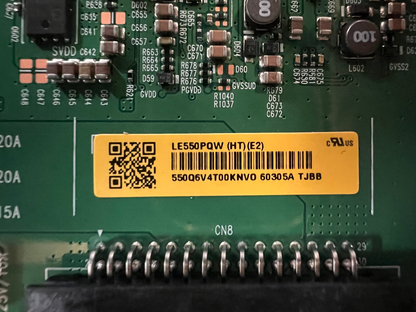 LG T-Con Board 6870C-1077A V25 55-B3U für 55" LE550PQW – geprüft