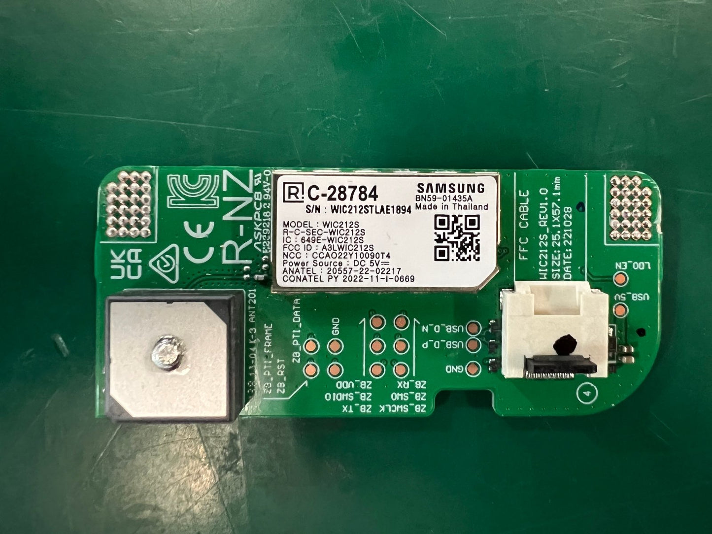 Samsung WIC212S WLAN-Modul BN59-01435A TV-Ersatzteil, geprüft