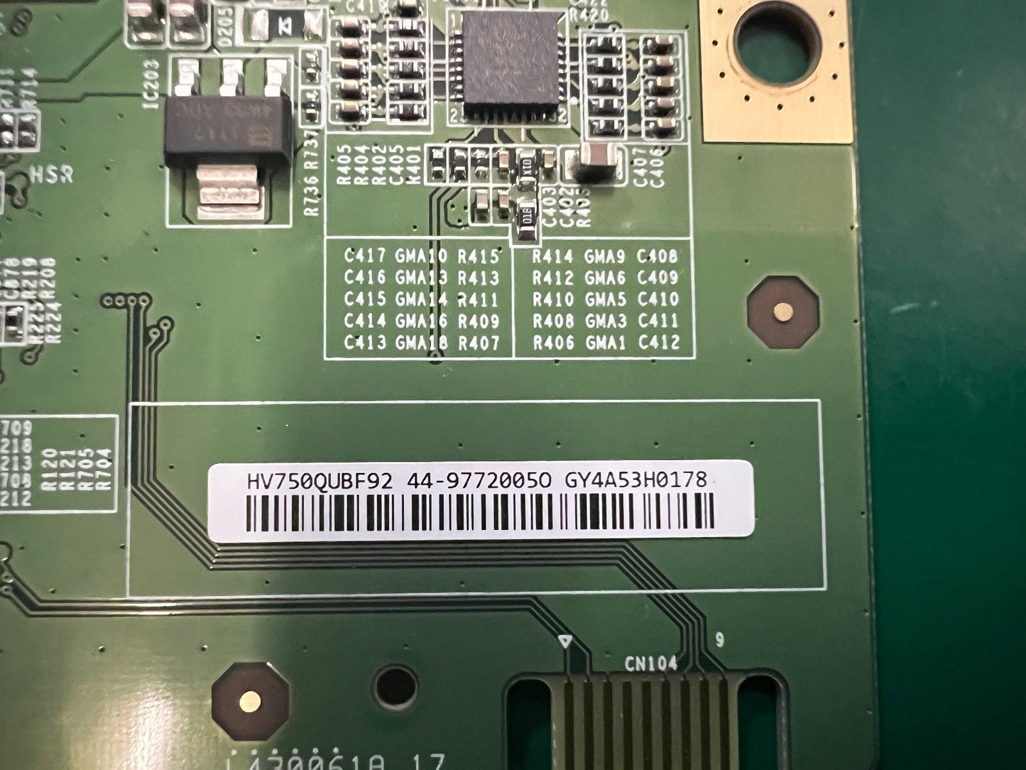 BOE T-Con-Board HV750QUBF92 47-6021663 75 Zoll TV geprüft 4 Stück