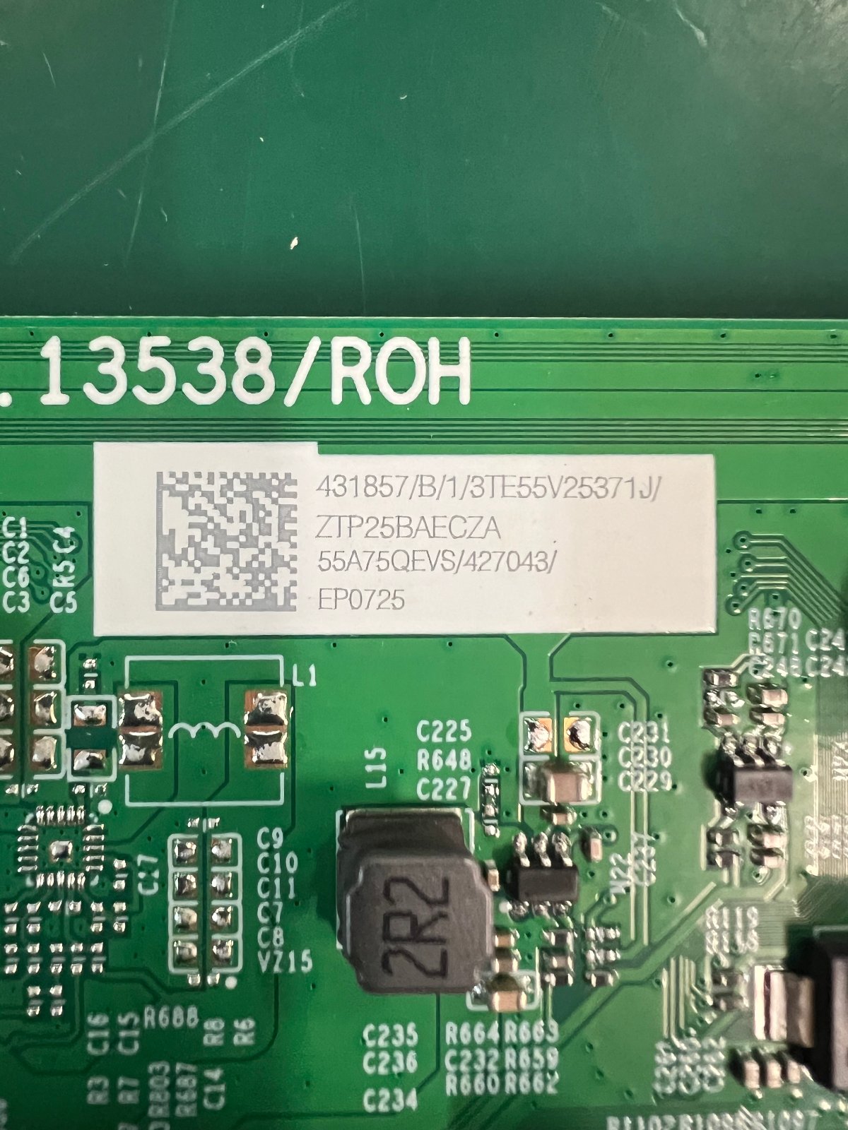 Hisense Mainboard RSAG7.820.13538/ROH für 55A75QEVS – geprüft