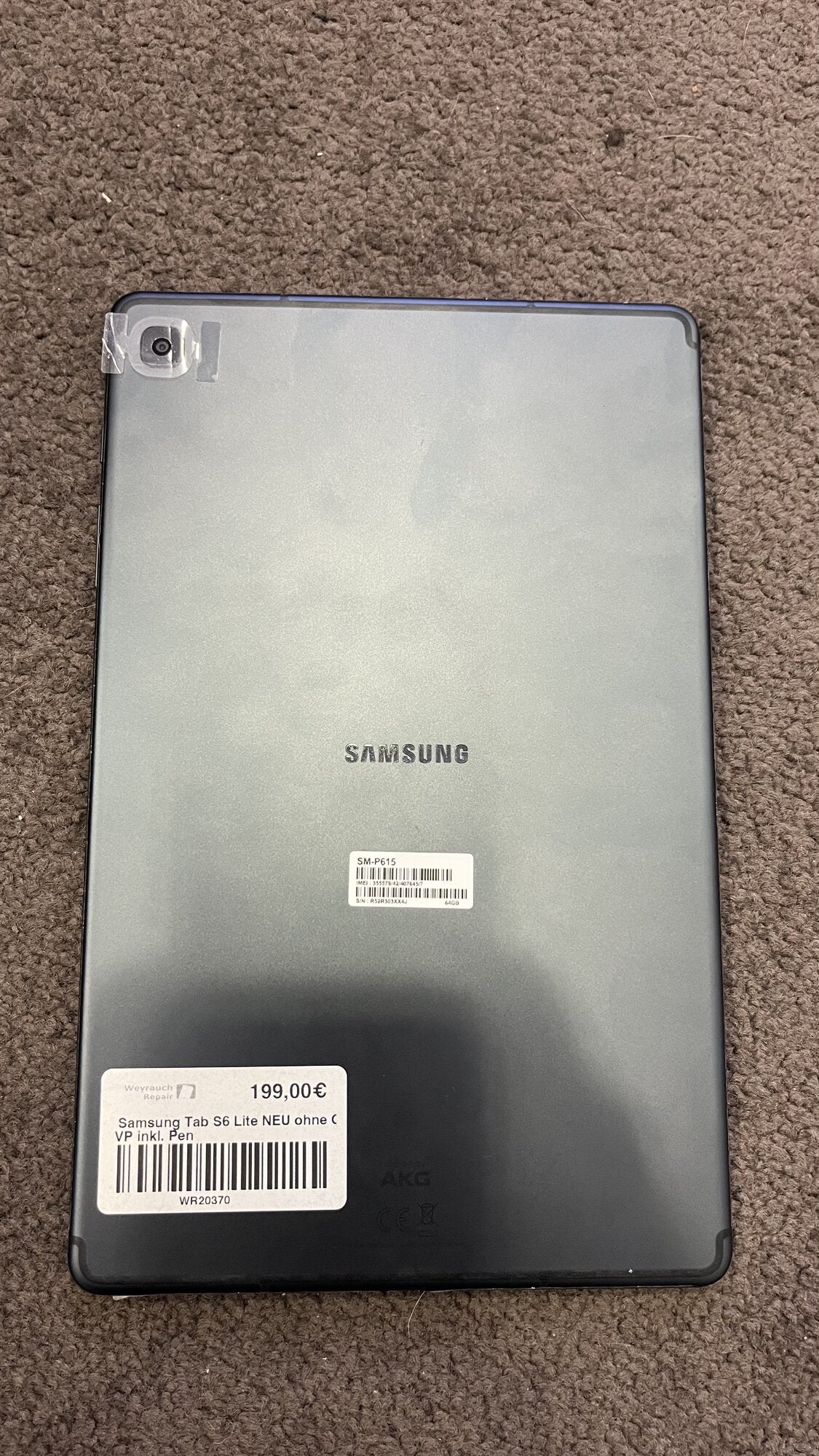 Samsung Galaxy Tab S6 Lite LTE 64 GB inkl. S Pen – geprüft